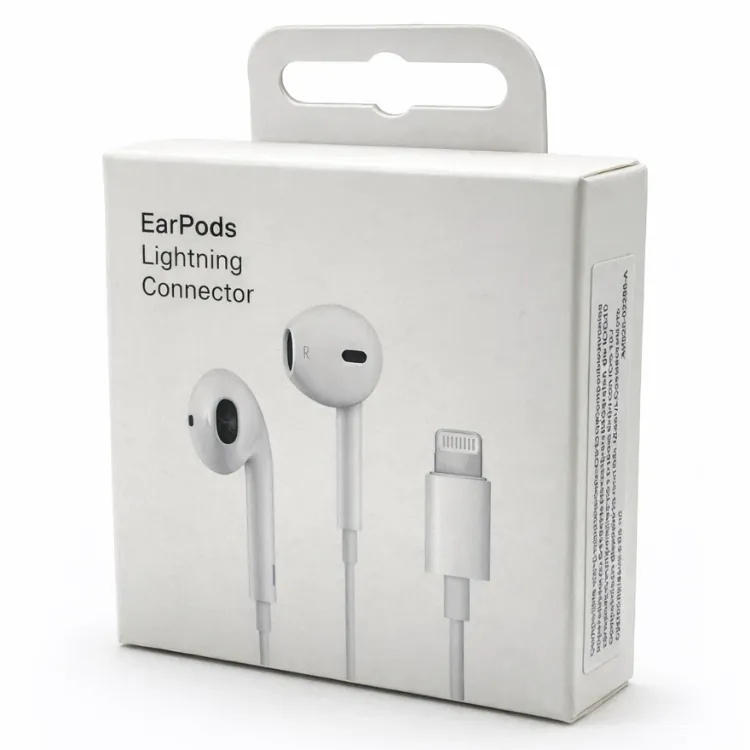 Lightning Girişli Kablolu Kulaklık (EarPods Model – Mikrofonlu)