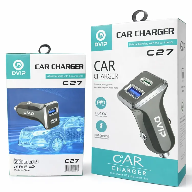 Araç Şarj Cihazı PD18W + USB Hızlı Şarj (Çift Çıkışlı)