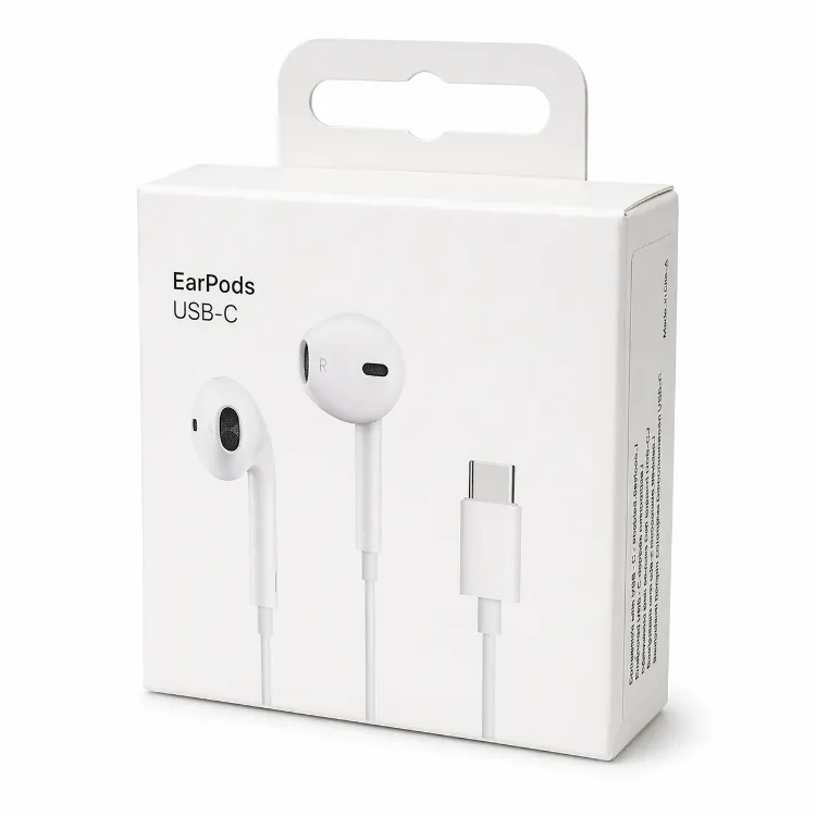 USB-C Kablolu Kulaklık EarPods Modeli Mikrofonlu Stereo Kulaklık