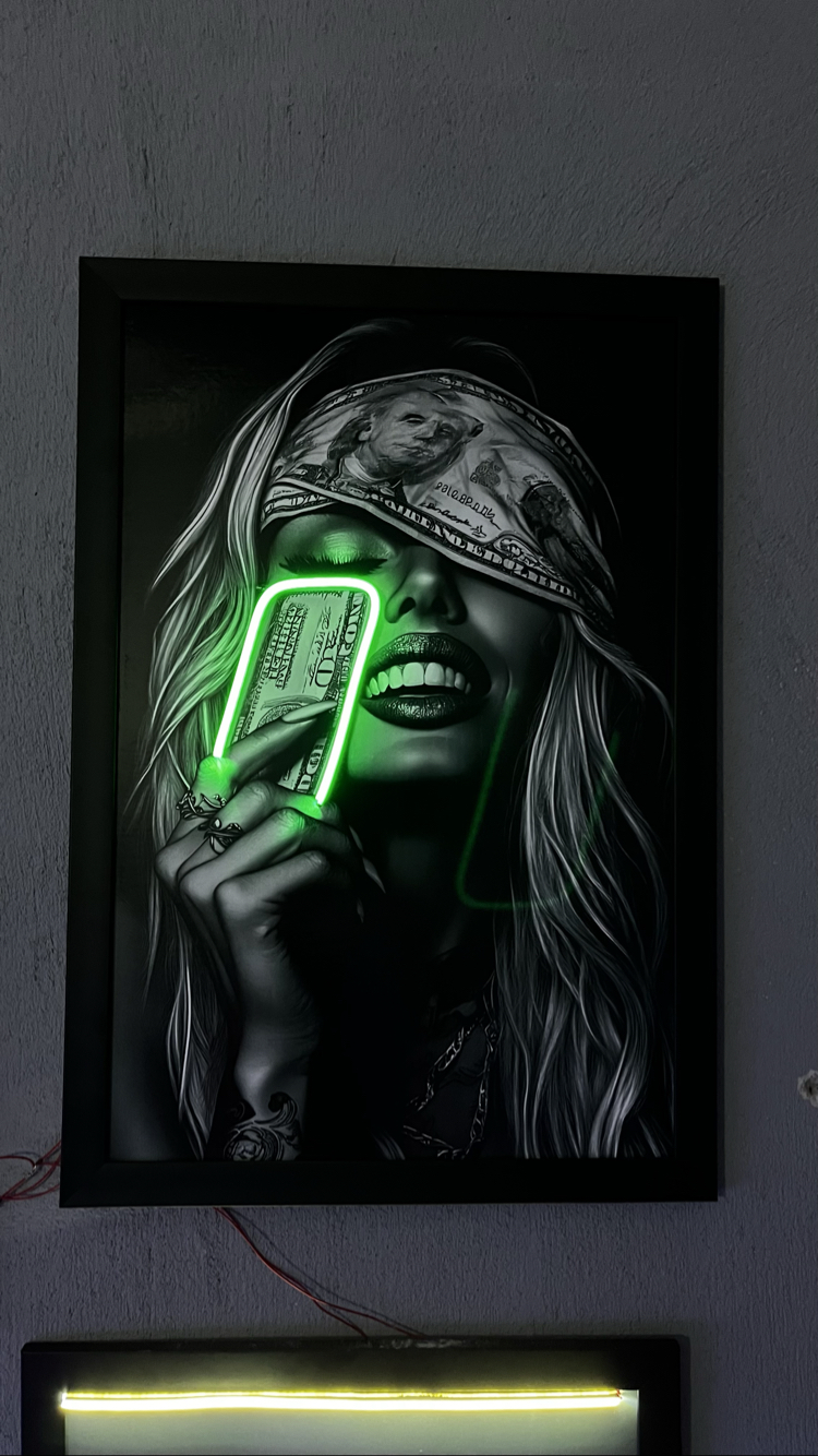 Dolar neon tablo