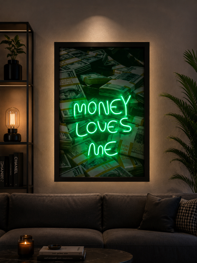 Money yeşil neon