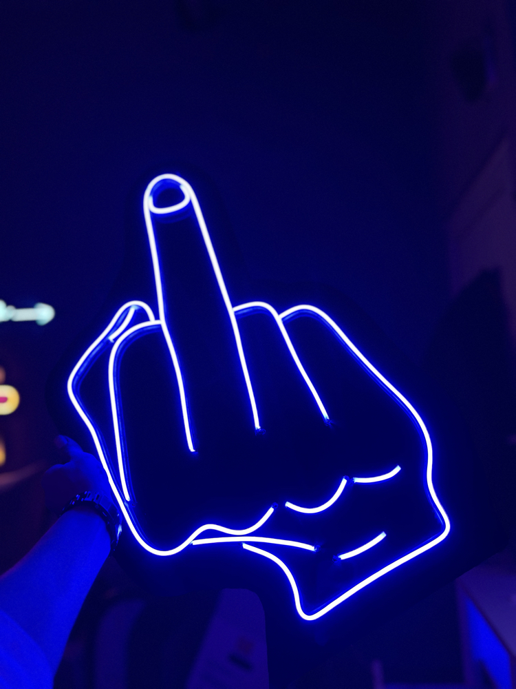 Dekoratif neon pleksi