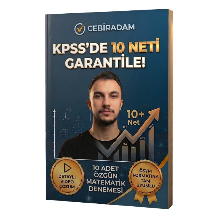 KPSS Matematik 10 Net Garantili - 10 Deneme (Video Çözümlü)