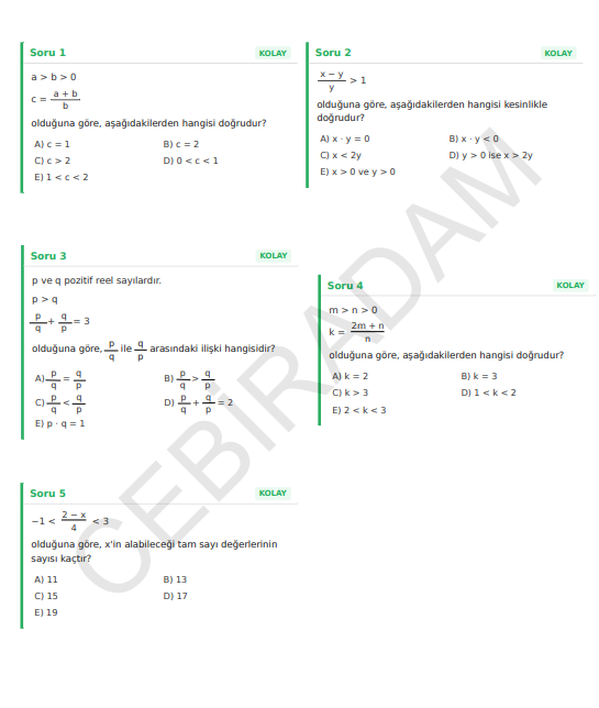 112 Soruda 20 Net | KPSS - DGS - ALES - AGS Soru Bankası (E-Kitap / PDF)