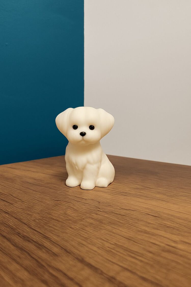 Maltese köpek figürü