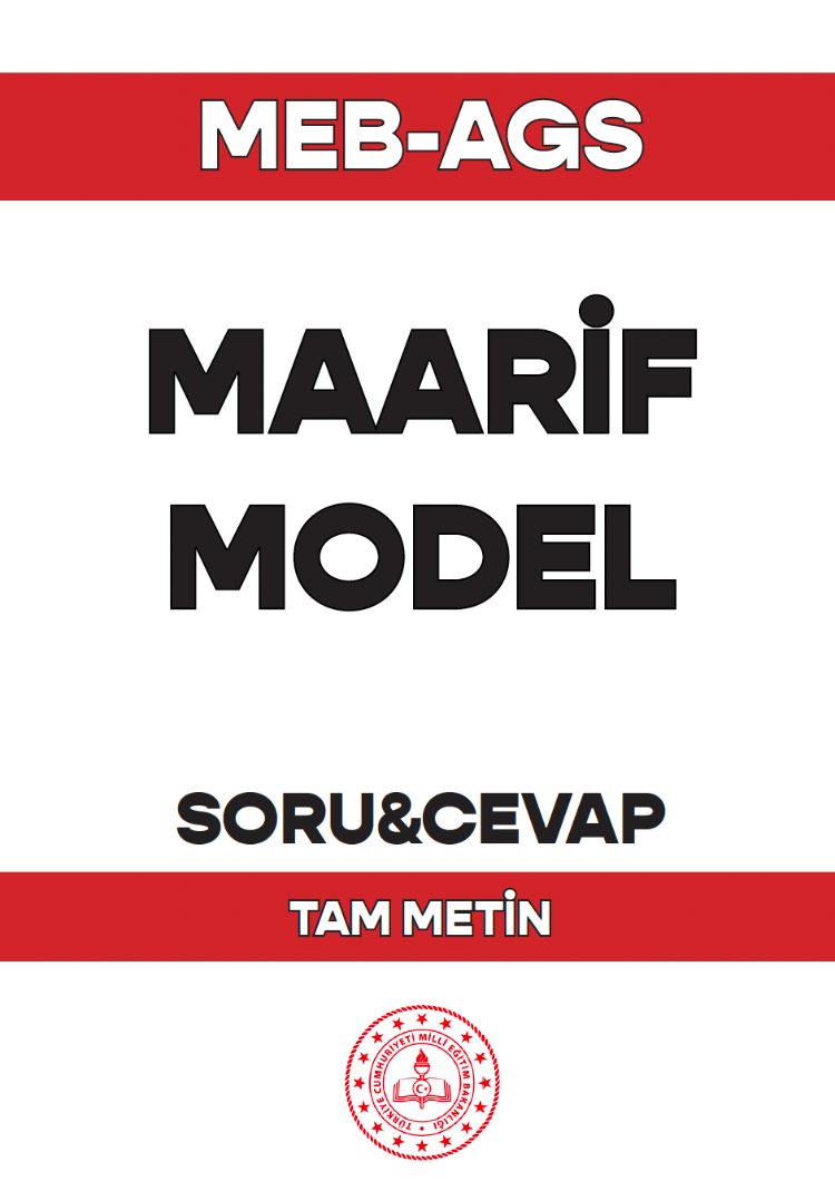 E-KİTAP 100 SORUDA MAARİF MODEL 