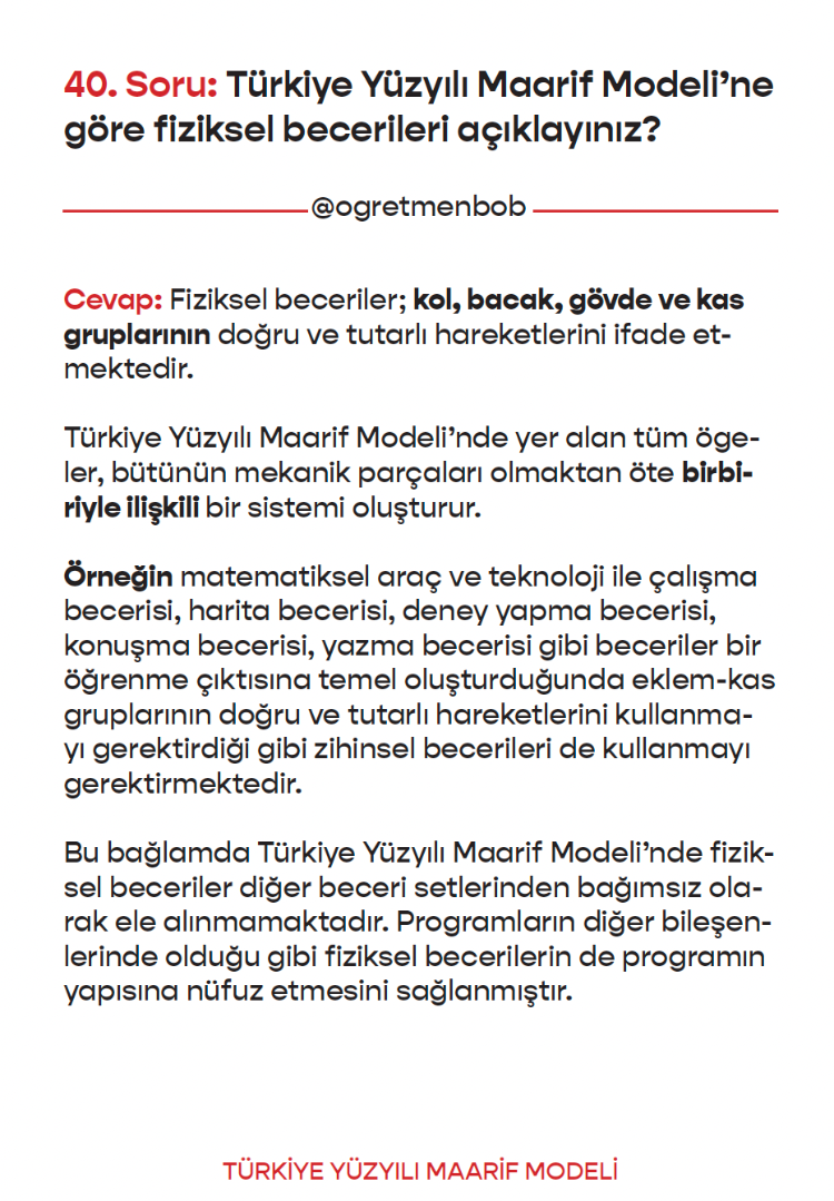 E-KİTAP 100 SORUDA MAARİF MODEL 