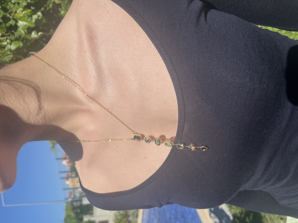Çelik I Chakra Gold Y Kolye ♥︎