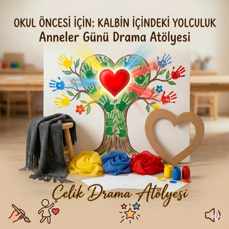 Anneler Günü Drama Atölyesi: Renklerin Dansı (Okul Öncesi)