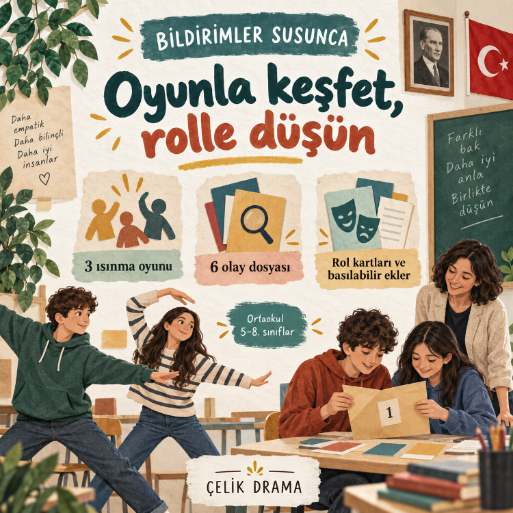 BİLDİRİMLER SUSUNCA Dijital İz, İzin ve Çevrim İçi Seçimler Yaratıcı Drama Atölyesi