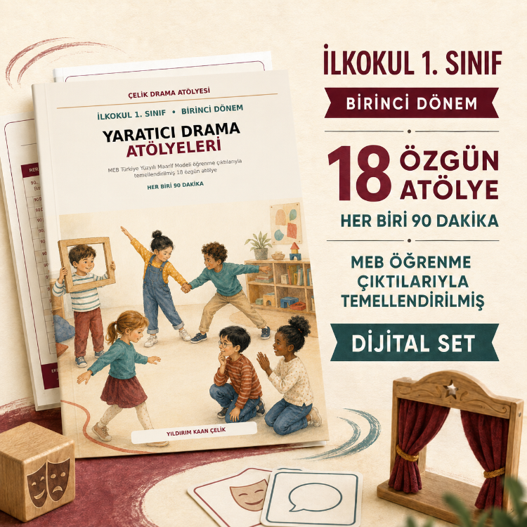 İlkokul 1. Sınıf Birinci Dönem Yaratıcı Drama Atölyeleri | 18 Atölyelik Dijital Set