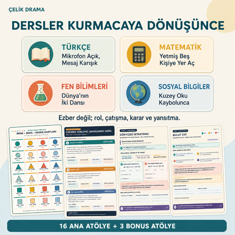 4. Sınıf İlk Dönem Drama Atölyeleri Seti