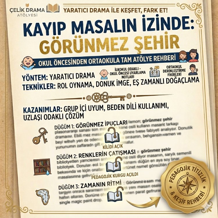 Kayıp Masalın İzinde: Görünmez Şehir (Okul Öncesi - İlkokul - Ortaokul Uyarlamalı)