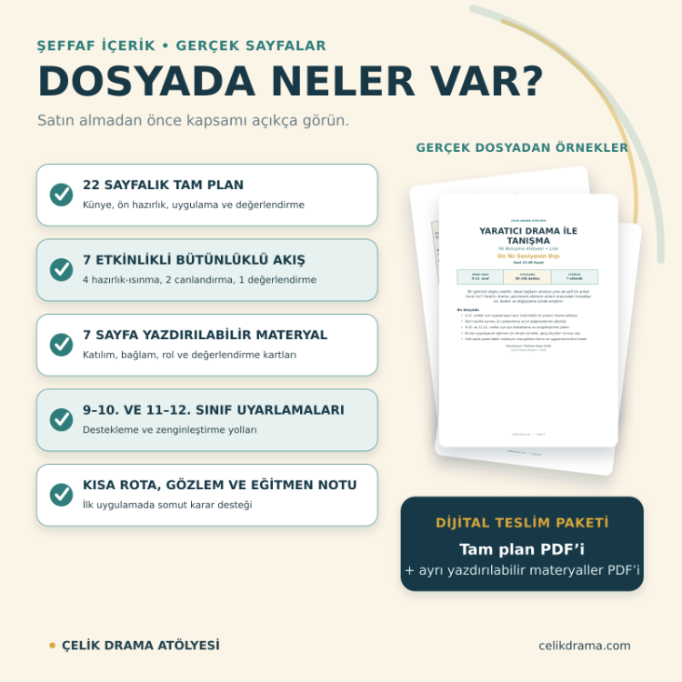 Dramayla Tanışma Atölyesi-Lise
