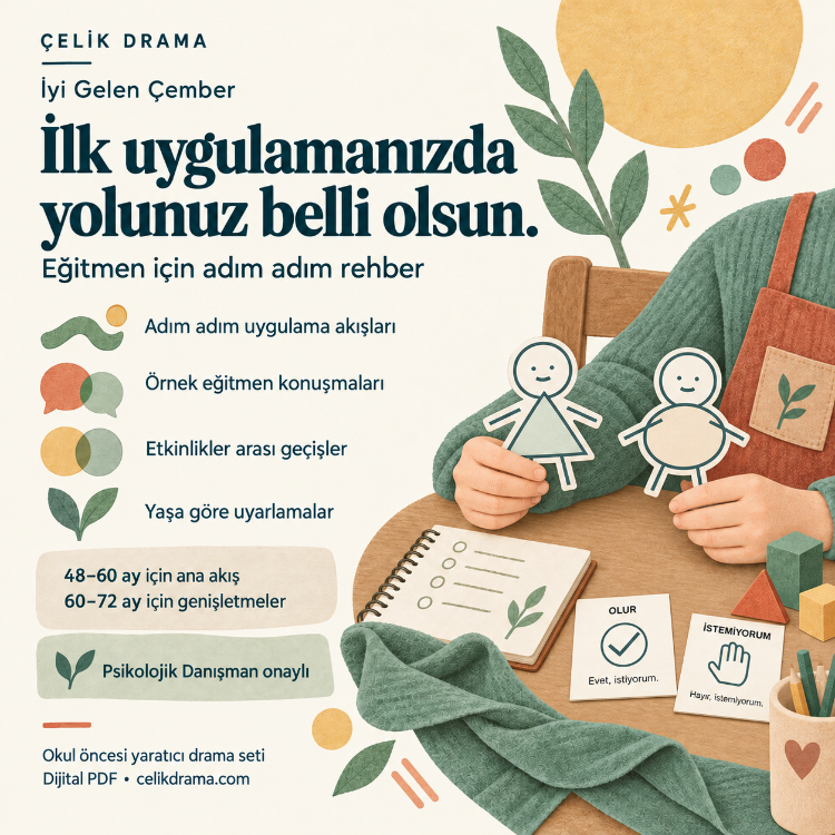 İyi Gelen Çember | Okul Öncesi Akran Zorbalığı ve Kişisel Sınırlar Seti
