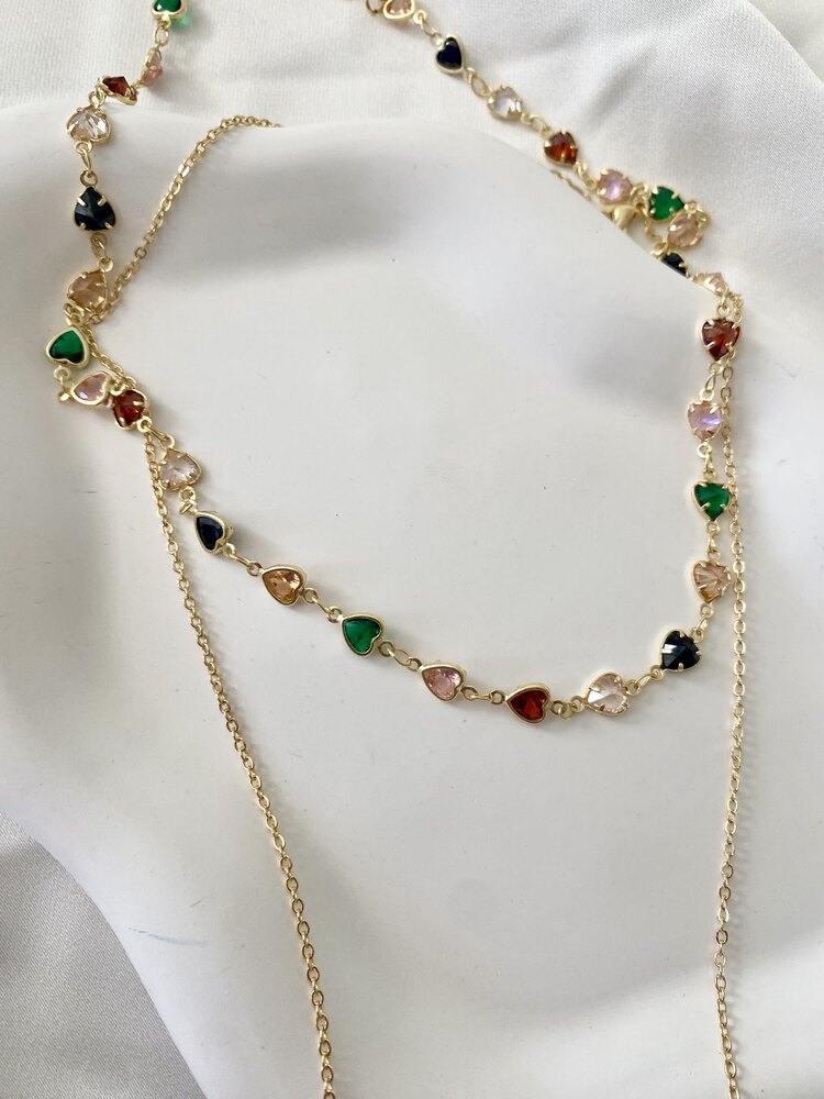 Y KOLYE SET ( 2 adet kolye) çelik