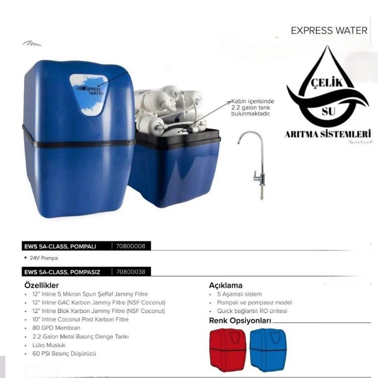Express Water Su Arıtma Cihazı (Pompasız)