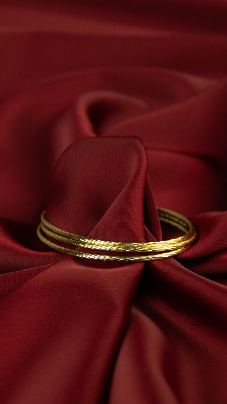 Gold Kaplama 3'lü Ajda bilezik