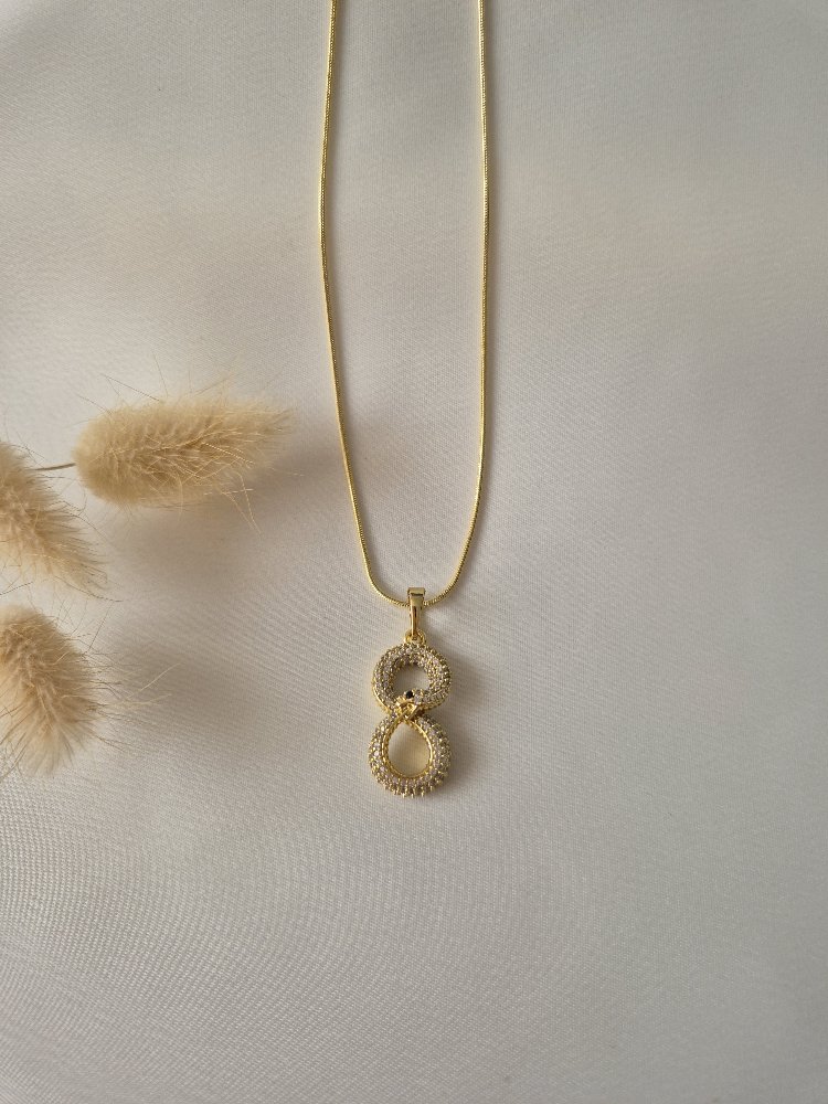 Gold Sonsuzluk kolye