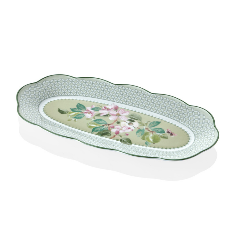 Lamedore Tea Delight Oblong Platter (30cm Servis Tabağı)
