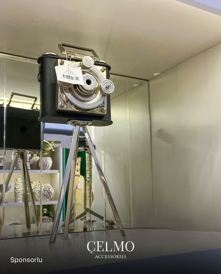 Dekoratif Retro Fotoğraf Makinesi