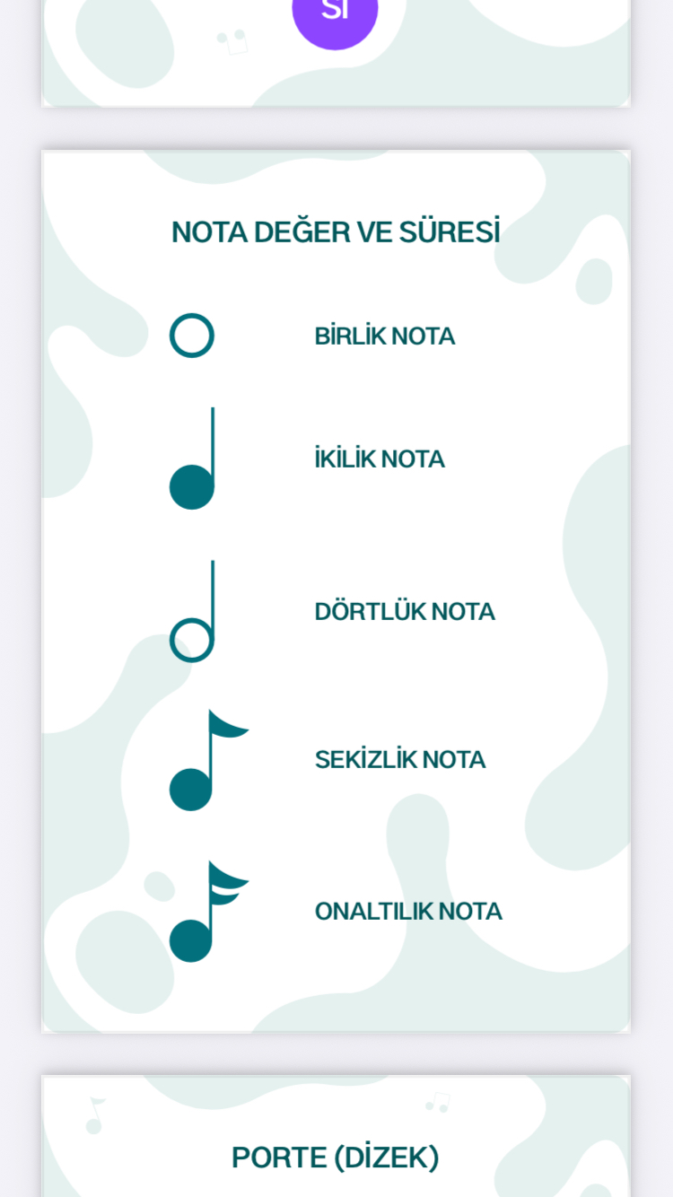 Müzik çalışma sayfaları ve kitapçığı