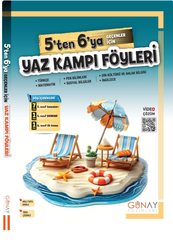 5'ten 6'ya Geçenler İçin Yaz Tatili Föyleri