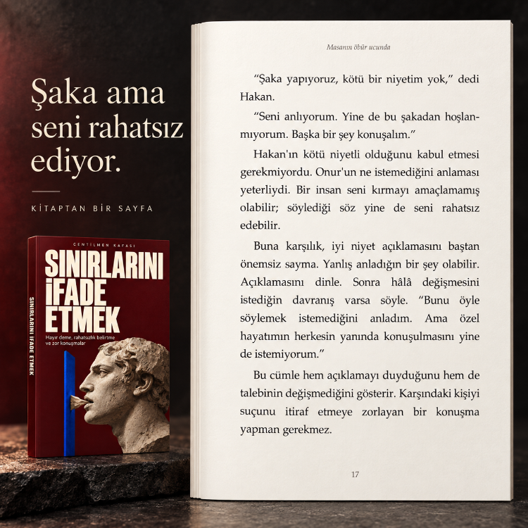 SINIRLARINI İFADE ETMEK - Hayır deme, rahatsızlık belirtme ve zor konuşmalar