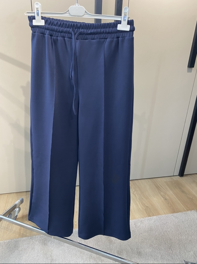 Lacivert skuba pantolon