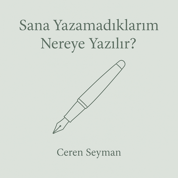 Sana Yazamadıklarım Nereye Yazılır?