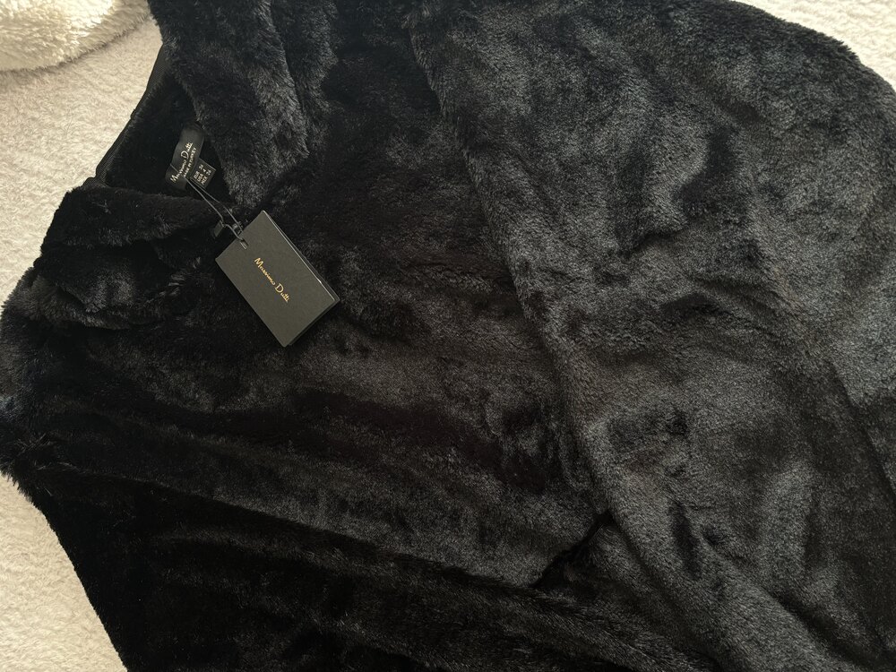 Massi siyah peluş sweat