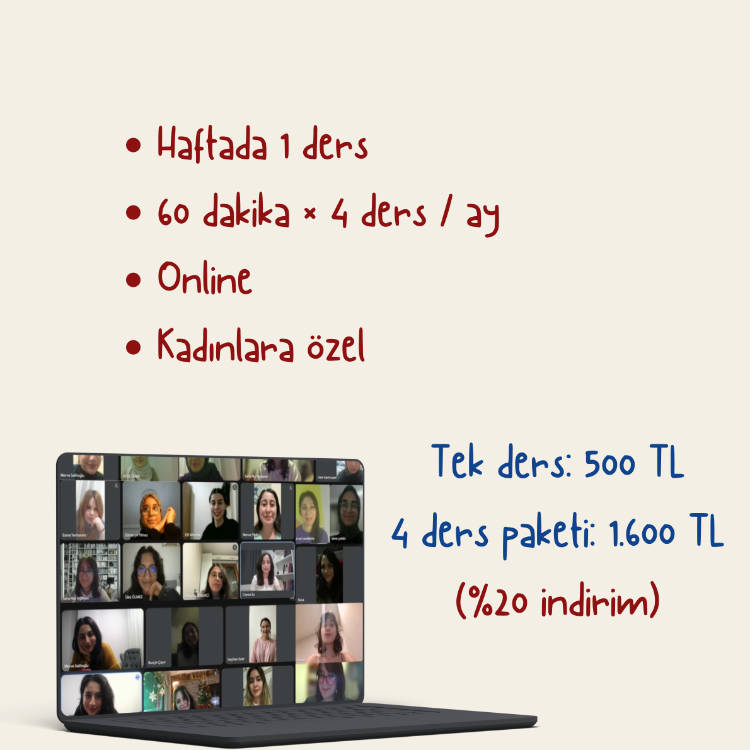 Kadınlara Özel Speaking Club | Haftada 1 Saat Ders · 4 Ders/Ay | Akış Akademi