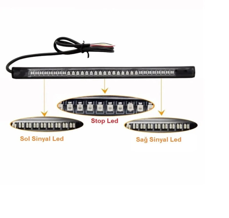 MOTO STOP SİNYAL PARK 32 li FLEXİBLE LED