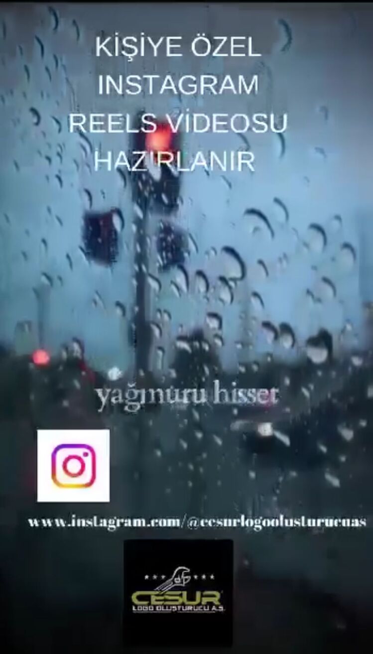 KİŞİ VE KURUMLARA ÖZEL INSTAGRAM REELS VE STORY VİDEOLARI HAZIRLANIR 