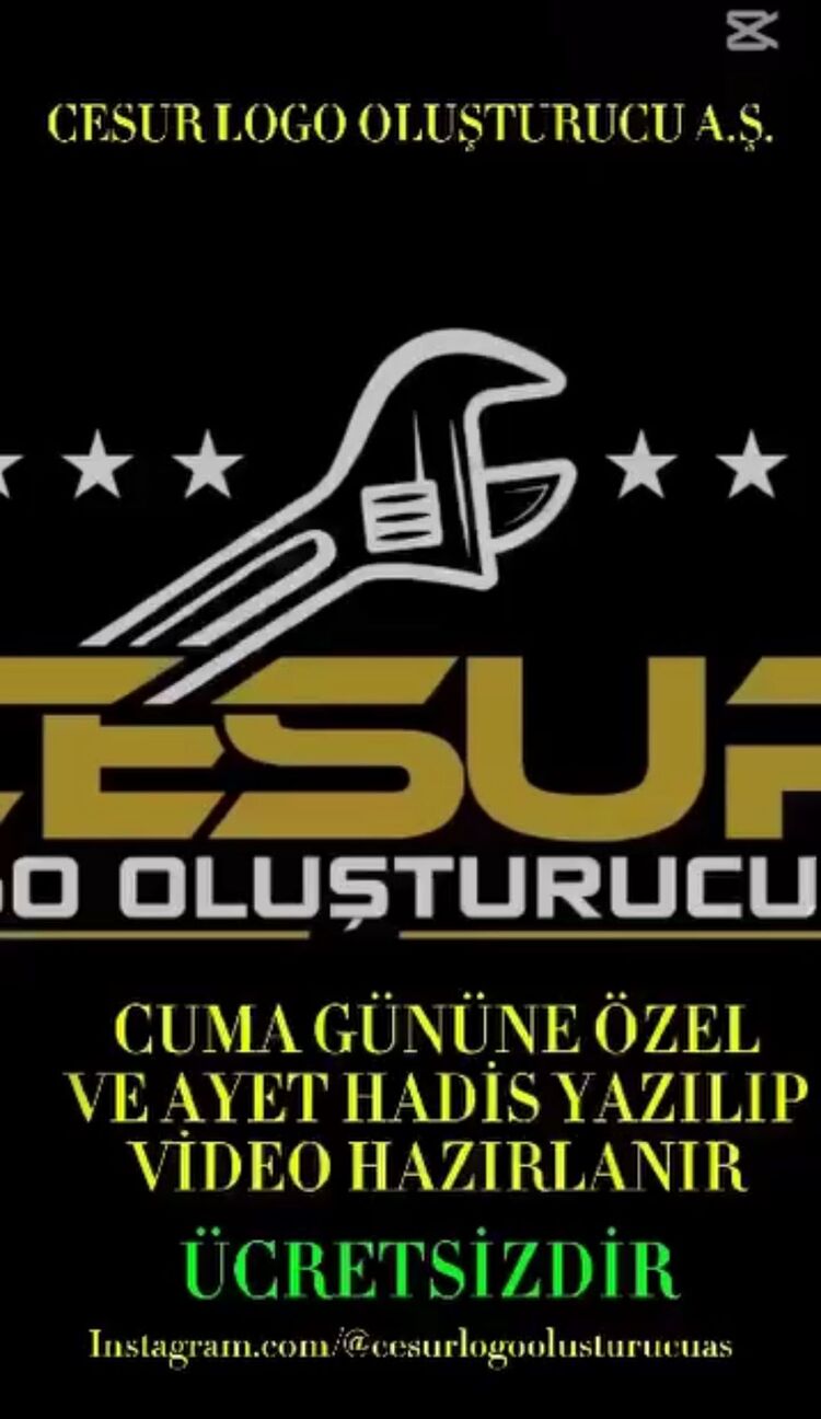 CUMA GÜNÜNE ÖZEL AYET HADİS YAZILMASINI İSTEYENE VİDEO HAZIRLANIR 