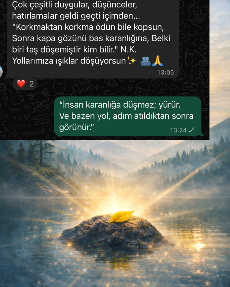 "Yeniden Başlat"  - Bir Eşikten Geçerken