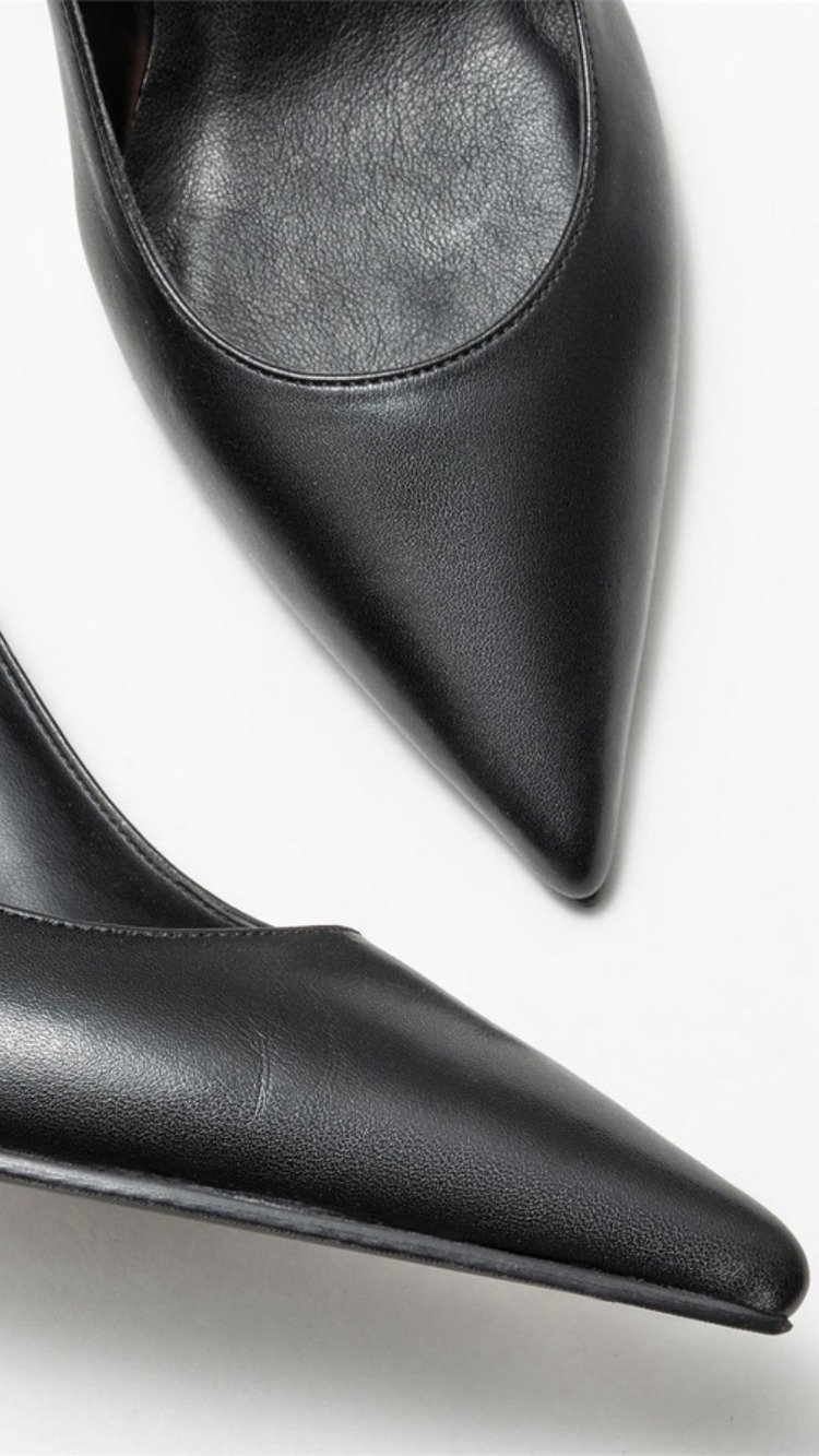 Kadın Siyah Topuklu Stiletto Ayakkabı