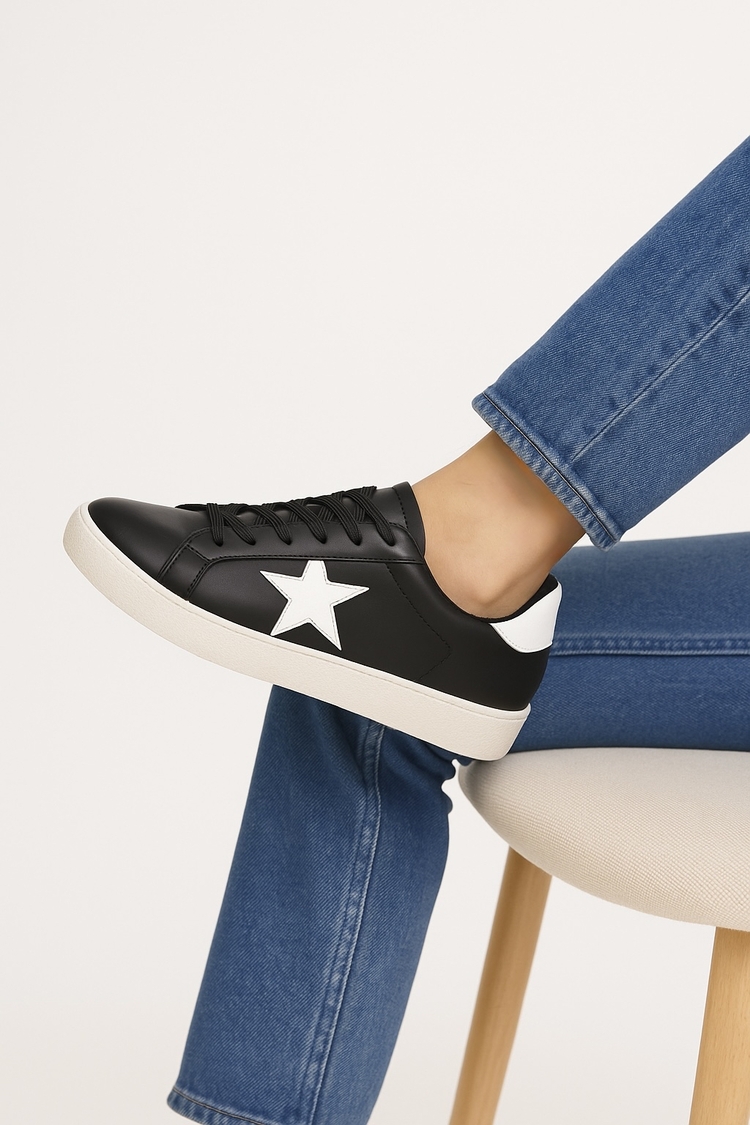 SNEAKER İTHAL SİYAH KADIN
