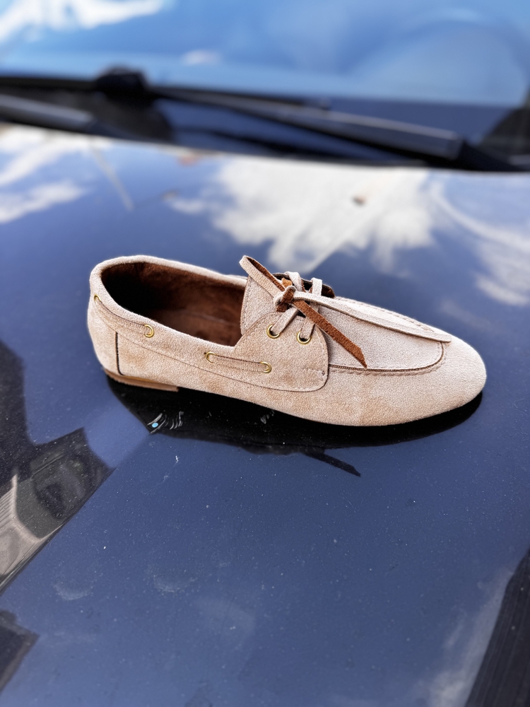 Bej Kadın Loafer Ayakkabı Makson ürün kodu 2090
