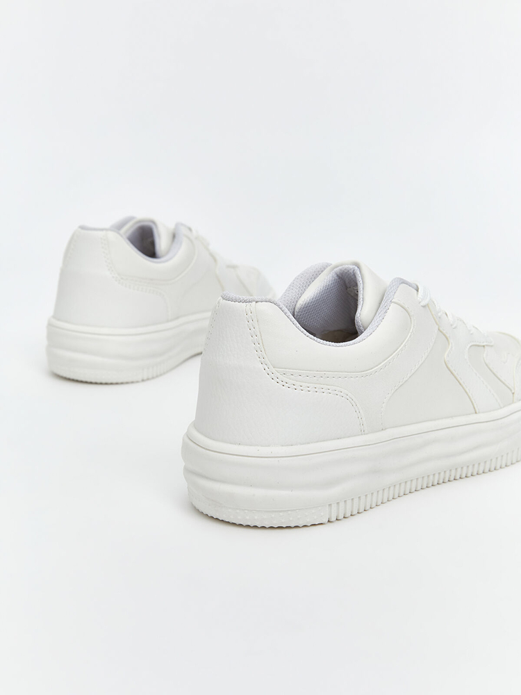 Beyaz Sneaker Spor Ayakkabı 