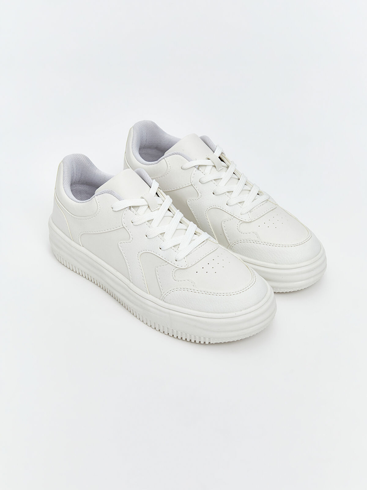 Beyaz Sneaker Spor Ayakkabı 