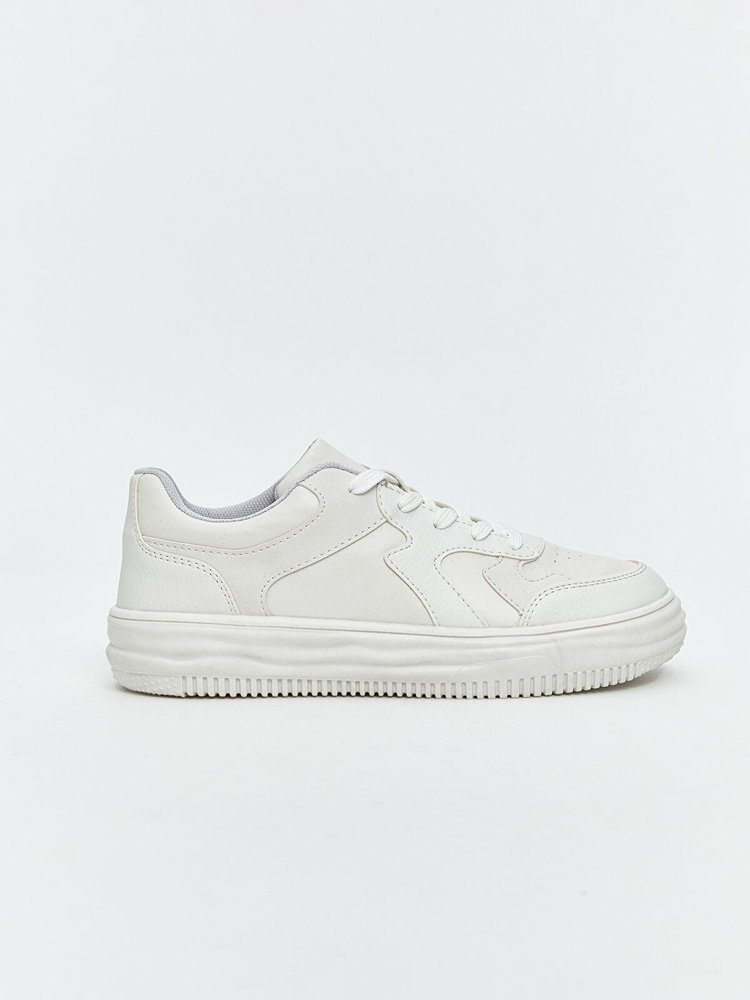 Beyaz Sneaker Spor Ayakkabı 
