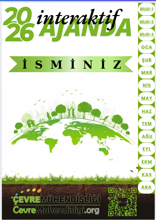 İnteraktif Dijital Ajanda 2026 (Bilgilendirici Aylık-Haftalık Planlayıcı)