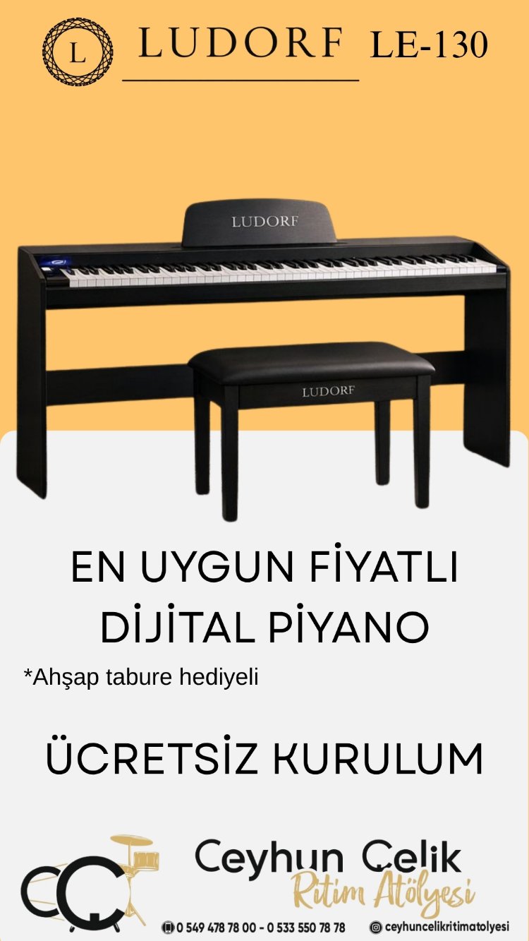 LUDORF LE-130 DİJİTAL PİYANO