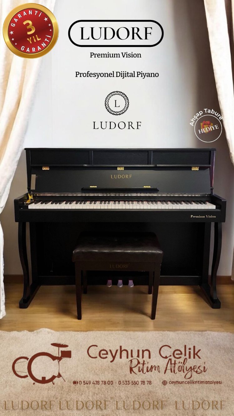 LUDORF PREMIUM VISION DİJİTAL DUVAR PİYANOSU