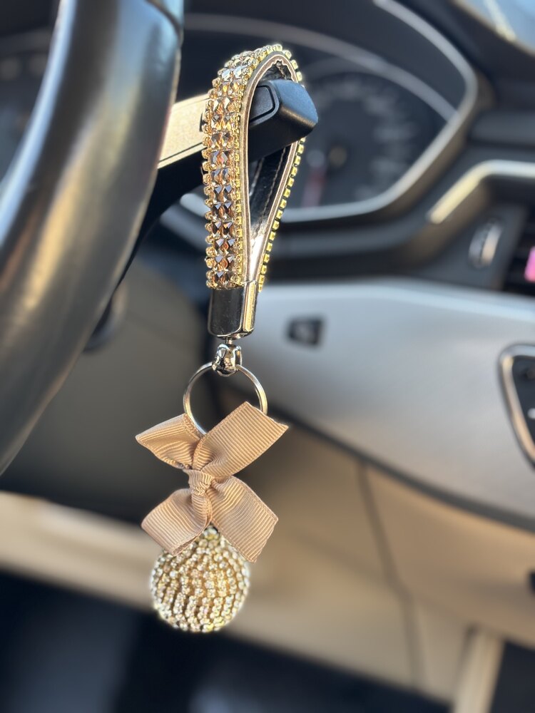 Gold Swarovski Anahtarlık