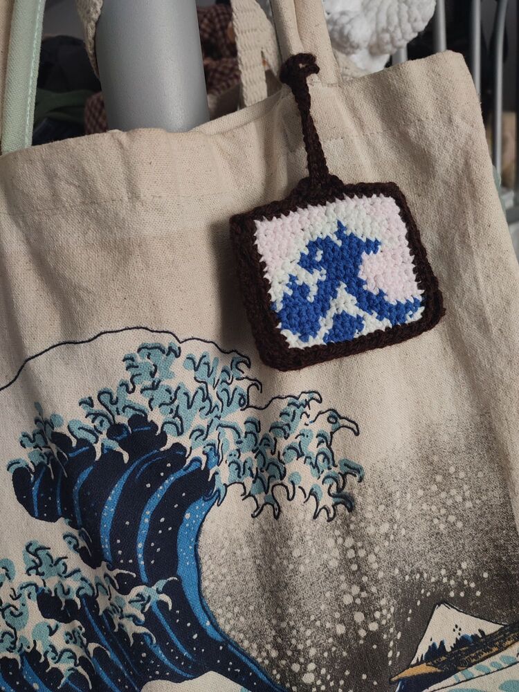 Kanagawa Çerçeve Charm