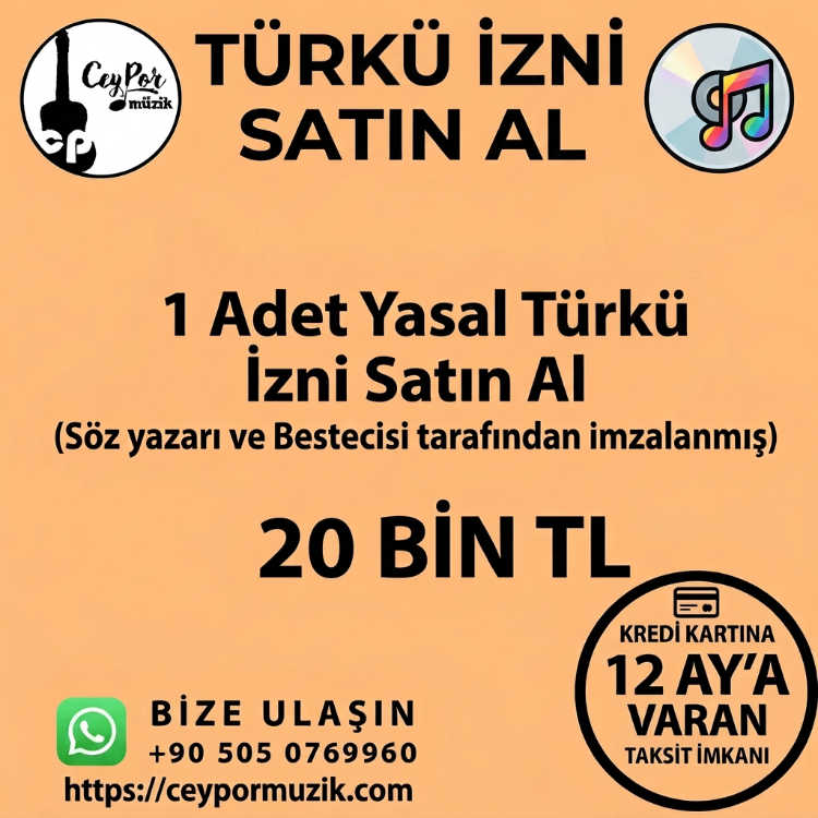 TÜRKÜ İZNİ SATIN AL - GÖNLÜM AYAZDA TÜRKÜSÜ