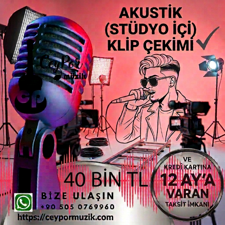 Akustik (Stüdyo içi) Klip Çekimi