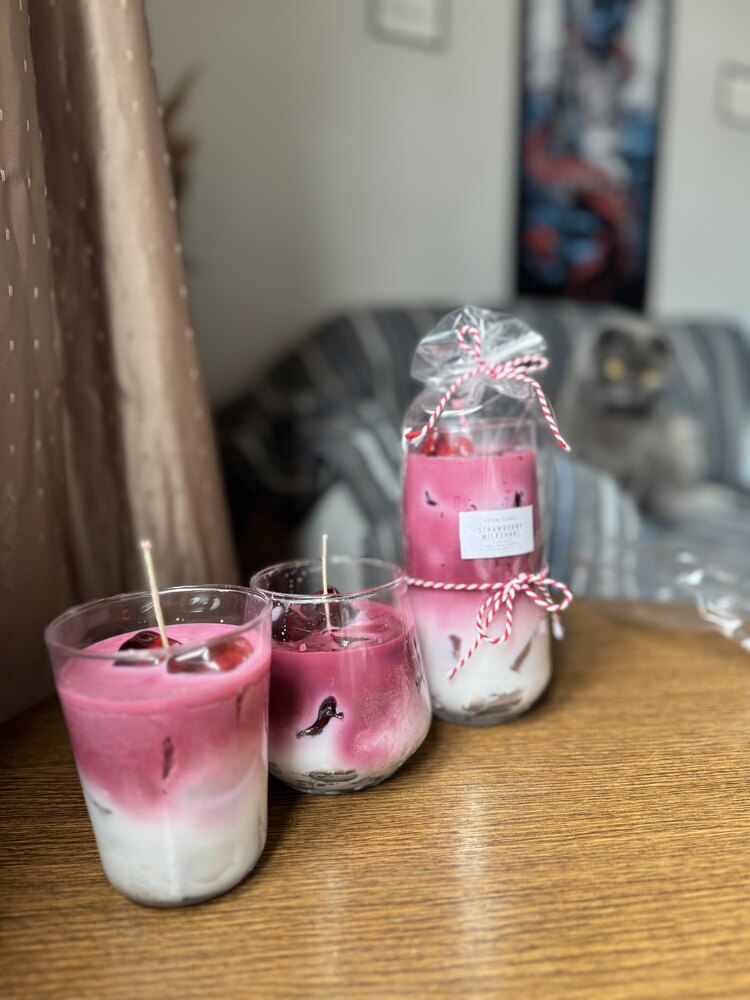 3’lü Set Çilekli Milkshake